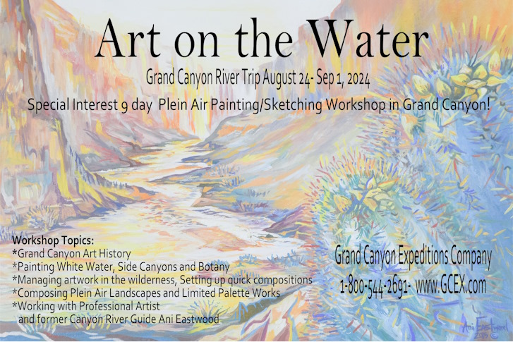 Click here to learn more about this Plein Air Painting Workshop in Grand Canyon National Park!