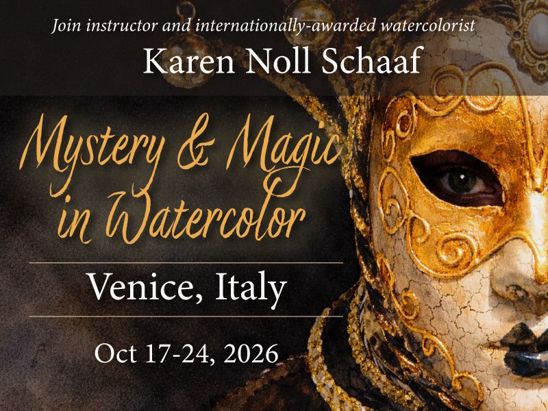 Click here to learn more about this Watercolor Painting Workshop in Venice, Italy!
