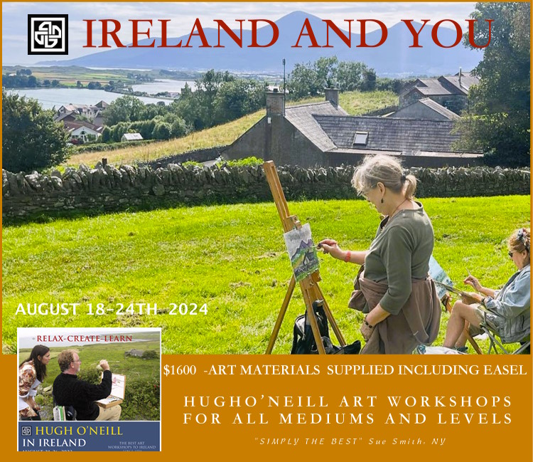 Click here to learn more about this art workshop holiday in Ireland!